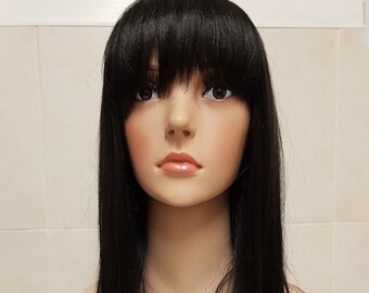black wig etsy