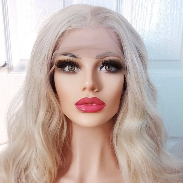 Realistic Blonde Wig Etsy