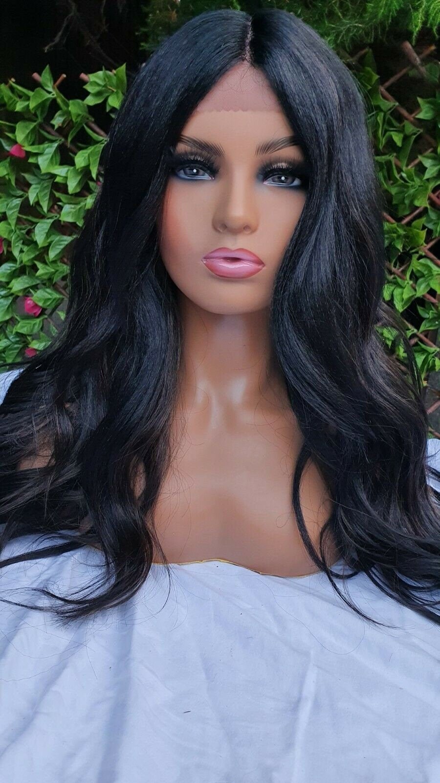 Realistic wigs for clearance black hair