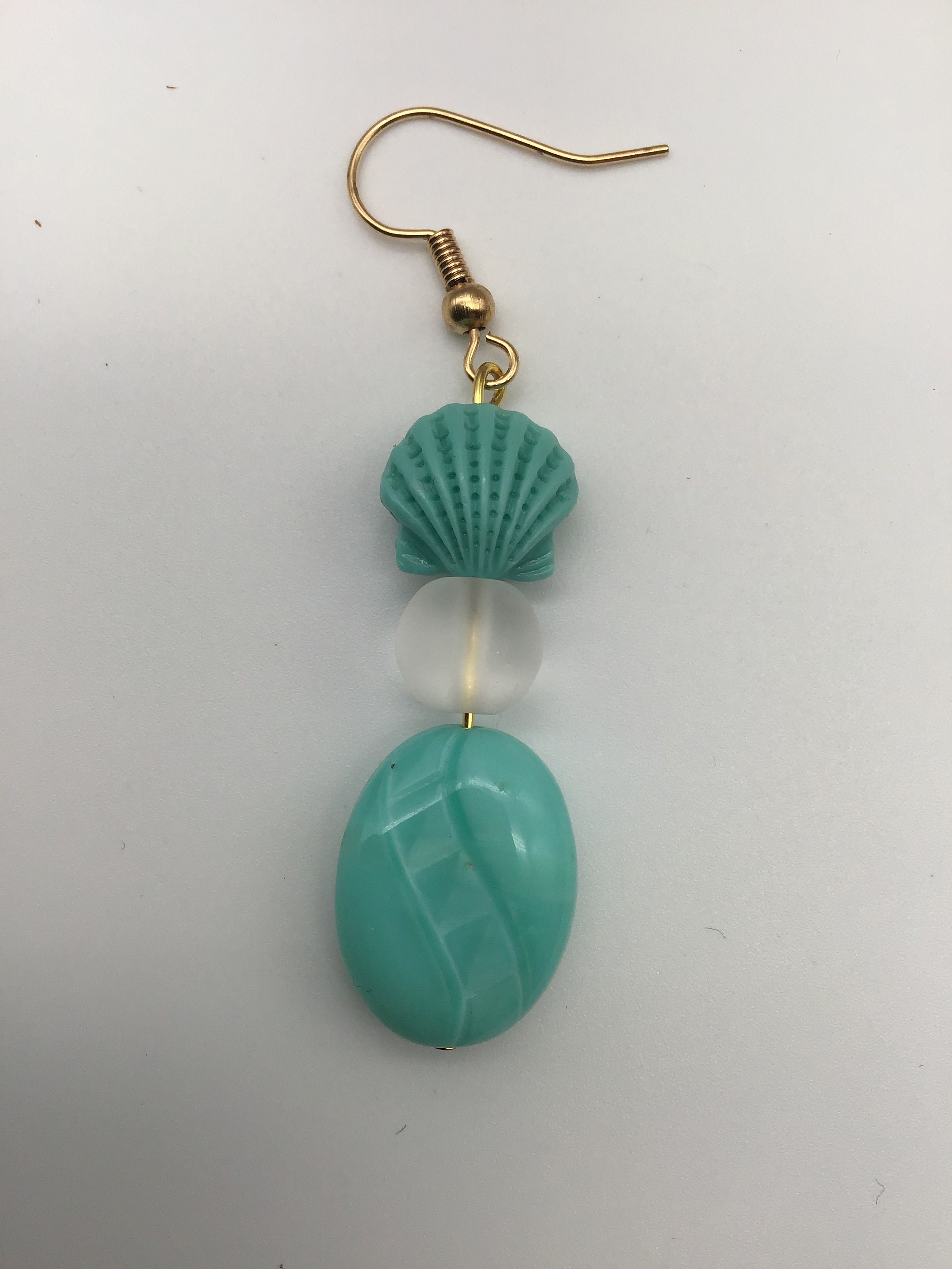 Seashell earrings earrings for summer beach themed earrings Etsy