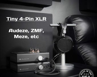 Audeze / ZMF / Meze Empyrean / Grado - Headphone Cable - Dual 4 Pin Mini XLR connectors