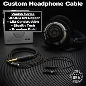 Vanish Sennheiser HD800 Series Headphone Cable - UPOCC Litz 6N Pure Copper
