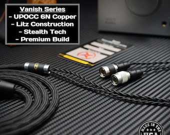 Cable para auriculares premium Vanish Dan Clark Audio - UPOCC Litz 6N de cobre puro