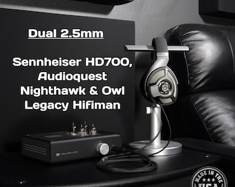 Sennheiser HD700 / Audioquest Nighthawk- Headphone Cable - Dual 2.5mm Connectors