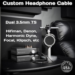 Hifiman Sundara / Ananda / Arya / DEVA PRO / etc & Denon D9200 / D7200 / D5200 / etc - Narrow Dual 3.5mm
