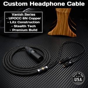 Vanish Sennheiser 600 Series Premium Headphone Cable - UPOCC Litz 6N Pure Copper