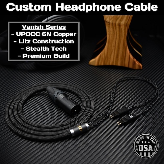 Vanish Sennheiser 600 Series Premium Headphone Cable - UPOCC Litz