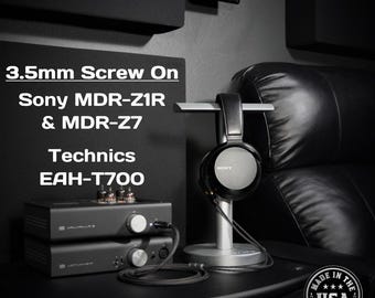 Sony MDR-Z1R / MDR-Z7 and Audio Technica EAH-T700 - Dual 3.5mm Screw Type
