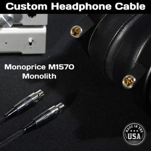 Monoprice M1570 Monolith - Headphone Cable - Dual 4 Pin Mini XLR connectors