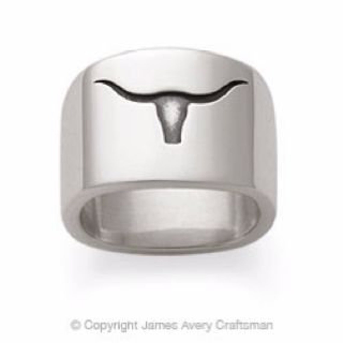 James Avery Vintage Mens Longhorn Ring Sz 10 Etsy
