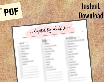 Bug Out Bag Checklist Template With Links (Download Now) - Etsy