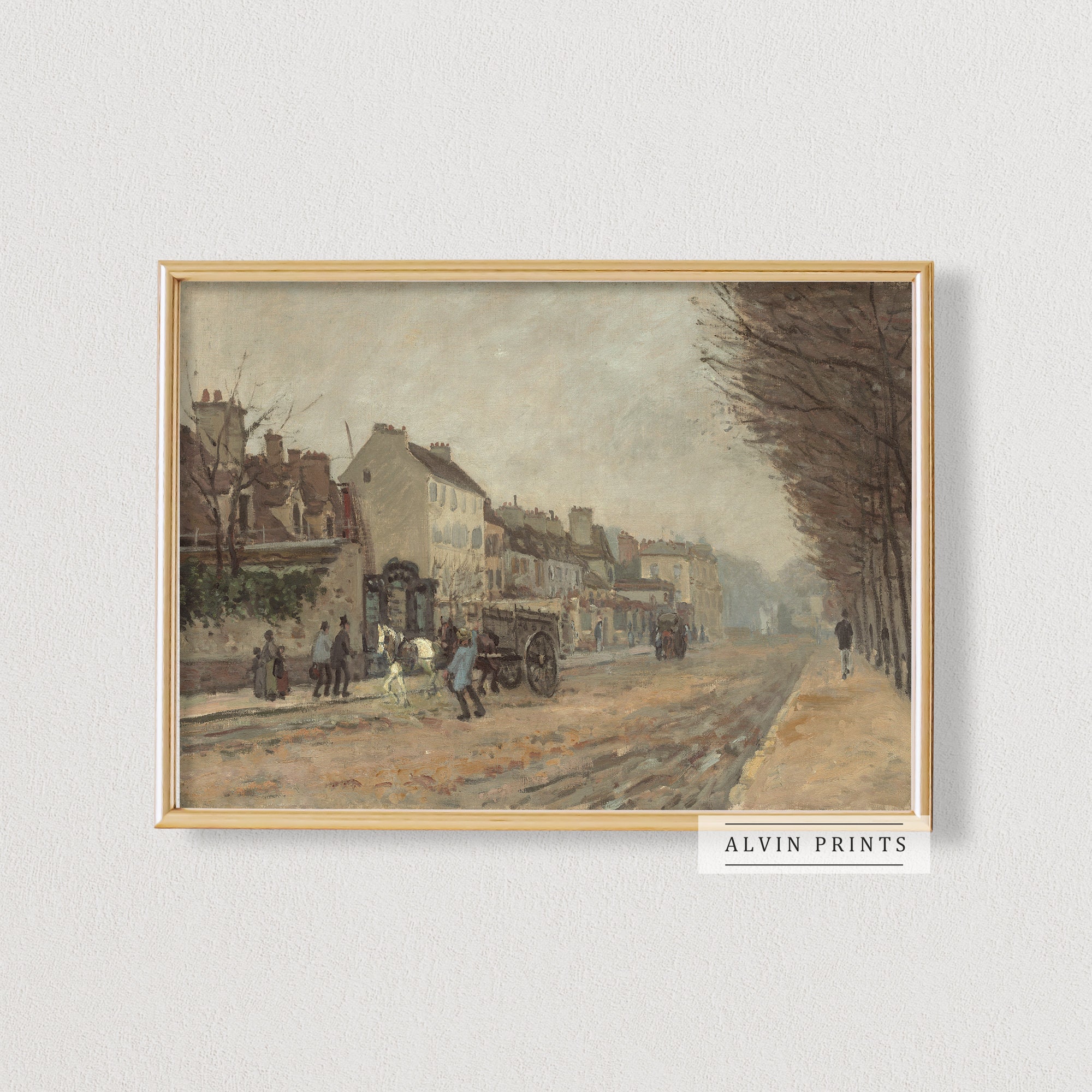 Vintage European Art Prints L French Country Fine Art Mailed Etsy