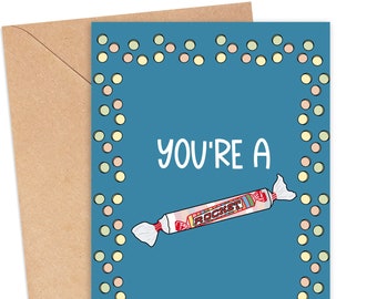 Funny Love Card, You're A Rocket, Galentines Day Card for Best Friend, Funny Anniversary Card for Girlfriend, Valentines Day Card for Wife