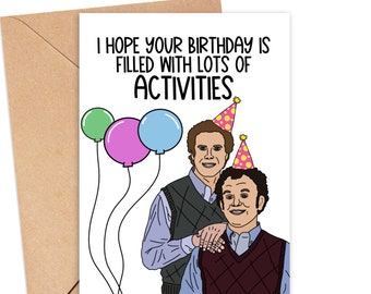Step Brothers Printable Birthday Card, Funny Gift For Him, Birthday Card for Boyfriend, Step Bros Birthday Card, Funny Birthday Card, Comedy