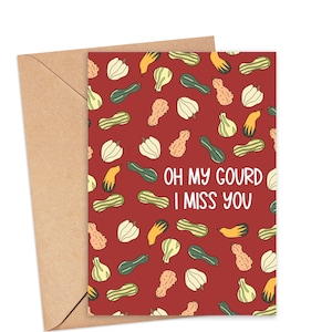 Carte de Thanksgiving Oh ma gourde, carte Tu me manques, carte de voeux d'automne, carte Ya'll c'est l'automne, carte de joyeux Thanksgiving, cartes de voeux d'automne