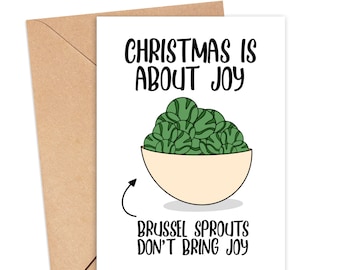 Funny Christmas Card, Funny Holiday Card, Christmas Card for Boyfriend, Funny Christmas Card for Best Friend, Funny Xmas Card, Pun Xmas Card