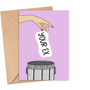 Printable Sympathy Card, Breakup Divorce Card, Thinking of You Card, Breakup Card for Friend, Funny Divorce Card Printable, Divorce Gift