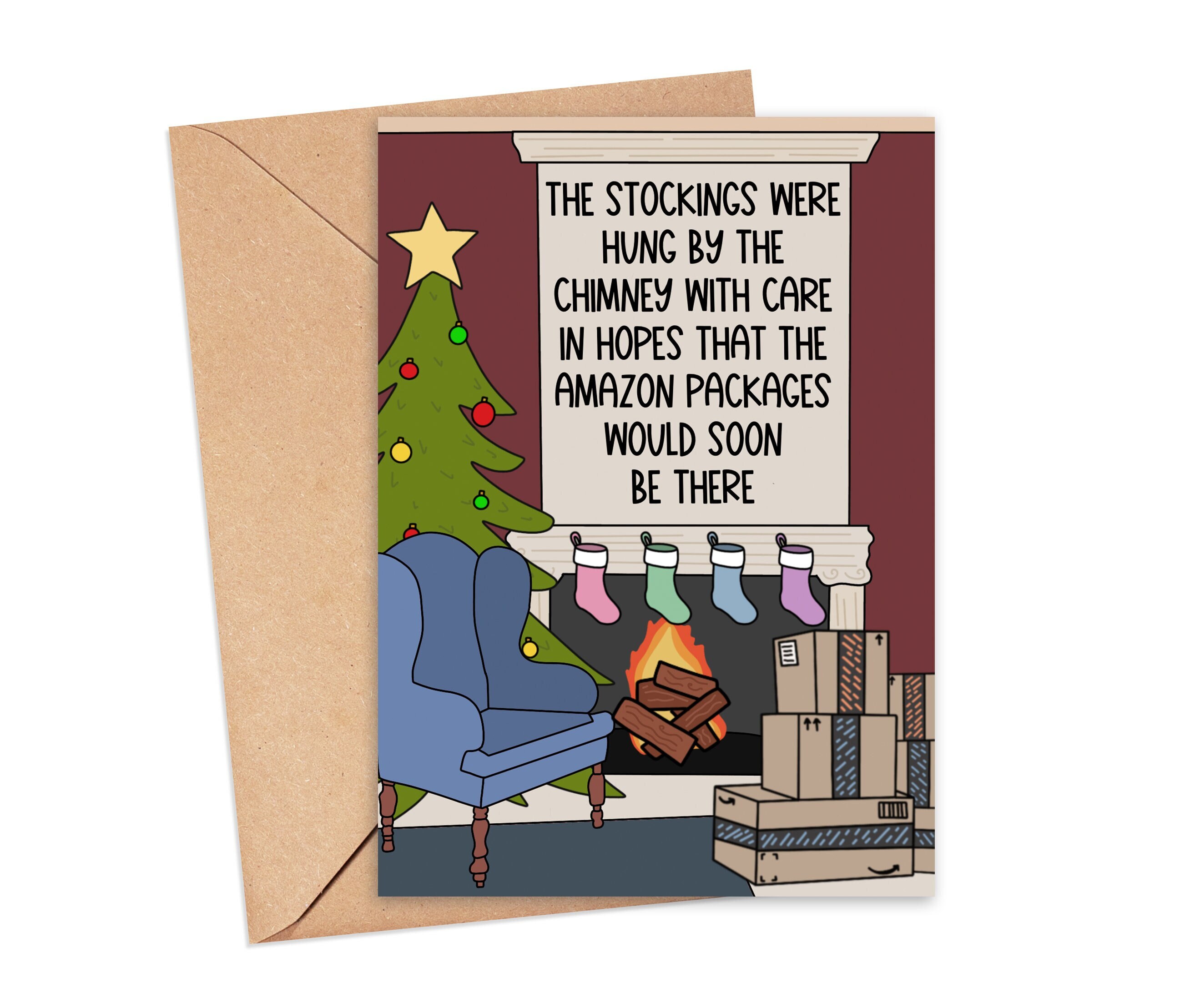 Funny Amazon Christmas Card Twas the Night Before Christmas - Etsy Funny Amazon Christmas Card Twas the Night Before Christmas - Etsy
