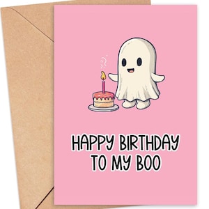 Printable Birthday Card for Friend, Birthday Card for Girl Friend Best Friend, Funny Birthday Card, Cute Birthday Card, Birthday Boo