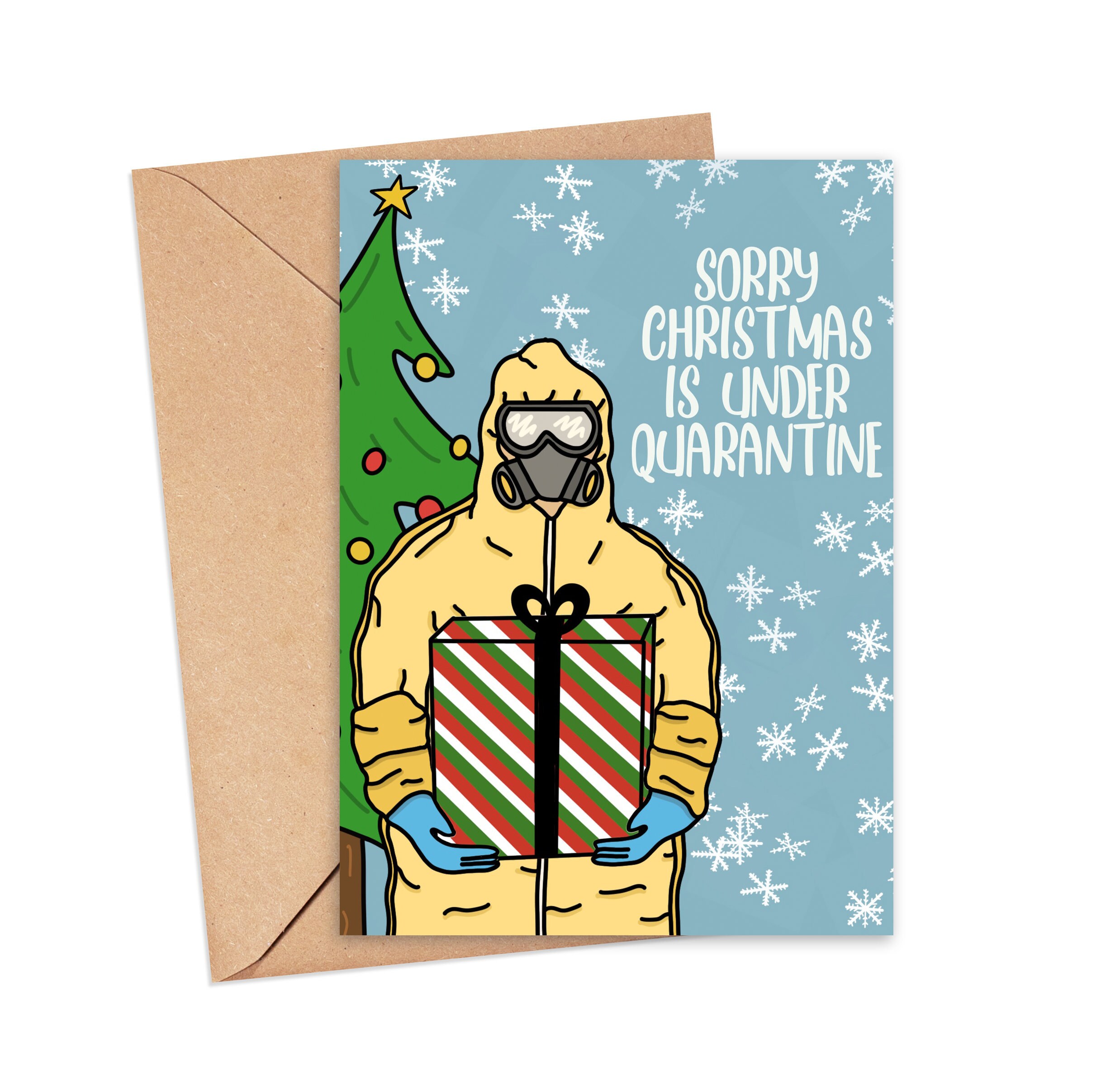 Quarantine Christmas Card Funny Christmas Cards 2020 - Etsy Denmark