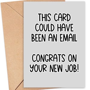 Carte de départ à imprimer pour collègue ou patron, cadeau de départ amusant, carte de départ à imprimer, carte d'adieu pour collègue, carte à imprimer
