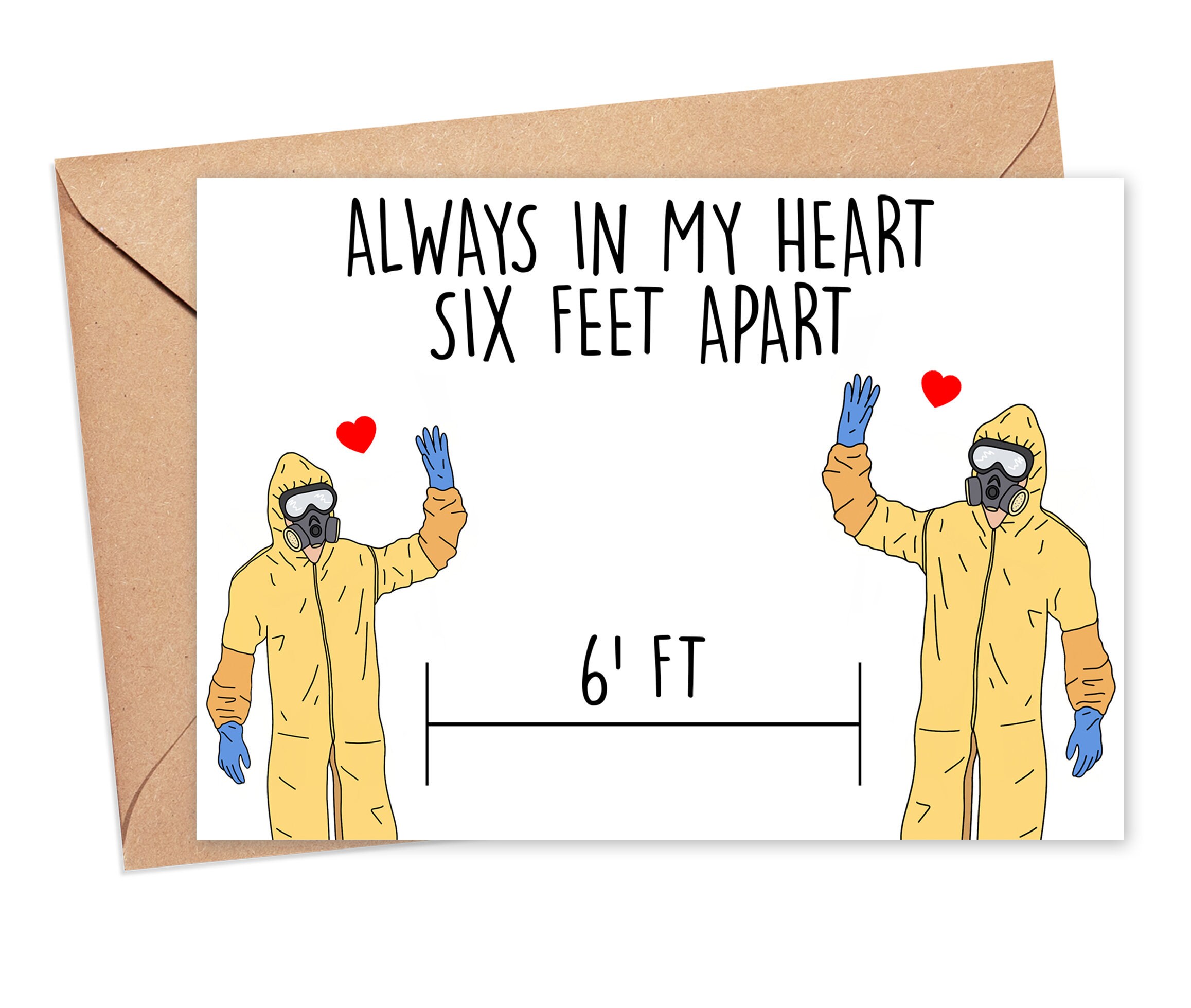 Quarantine Birthday Card, I Miss You Quarantine Gift, Happy Birthday …