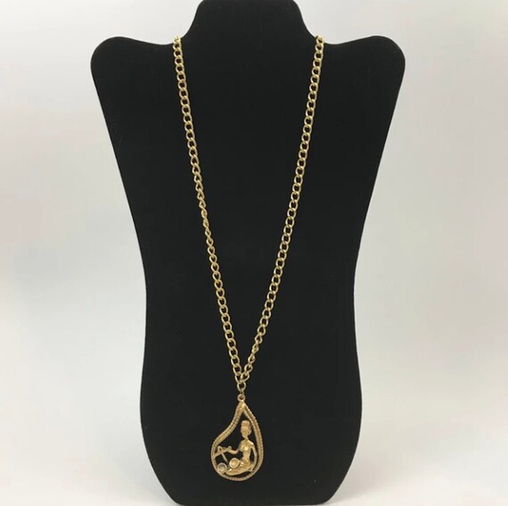 Vintage Tortolani Libra Pendant/ Necklace