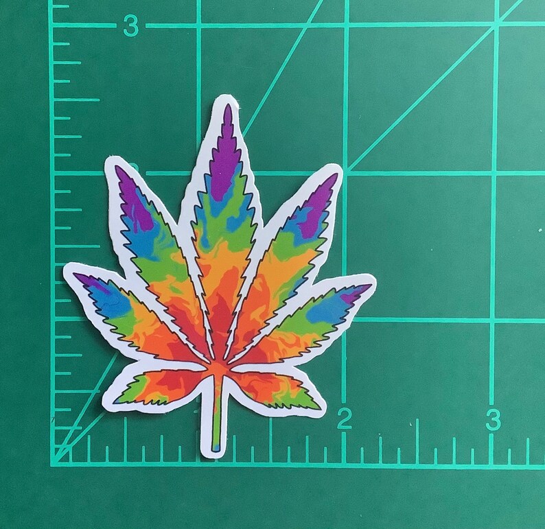 Cannabis Leaf Sticker