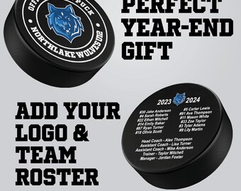 Custom hockey puck,hockey coach gifts,hockey dad gift,hockey gifts,hockey mom,hockey player gift,personalized hockey,personalized puck