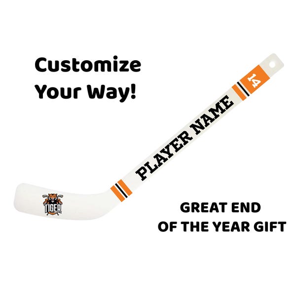 Custom 18 inch Mini Hockey Stick, Hockey Team Gift Player & Goalie Sticks
