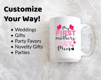 Taza de café con foto personalizada, taza de cerámica personalizada, regalo para mamá