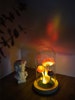 Mushroom Lamp, Miniatures,  Magic Mushroom Night Light, Handmade Mushroom Desk Lamp, Table Decor, LAMP, CHRISTMAS GIFT, Personalized Gift 