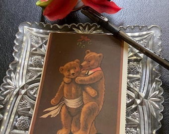 Patricia Schoonmaker Teddy Bear Postcards | Vintage 1985 Paper Ephemera