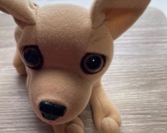 Vintage Applause Taco Bell Chihuahua Plush, 1990s Yo Quiero Taco Bell Dog, Non Working Voice Box, Retro Fast Food Collectible