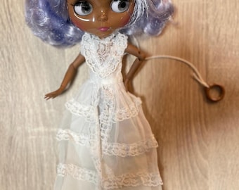 Vintage Doll Wedding Dress | Lace & Crochet, Barbie Blythe Sindy