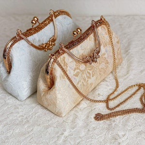 Hand purse for bridal store