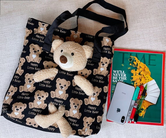 Buy Teddybear Bag, Teddy Bear Bag, Lunch Bag, Teddy Bear Handbag