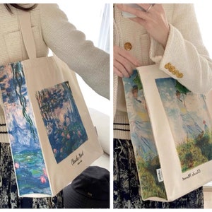 Master Piece Painting /  Artist Bag / Master Piece Tote / Shoulder Bag / Artist Painted Bag