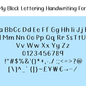 The Ultimate Handwritten Fonts Bundle | 6 Handwriting Font Styles image 7