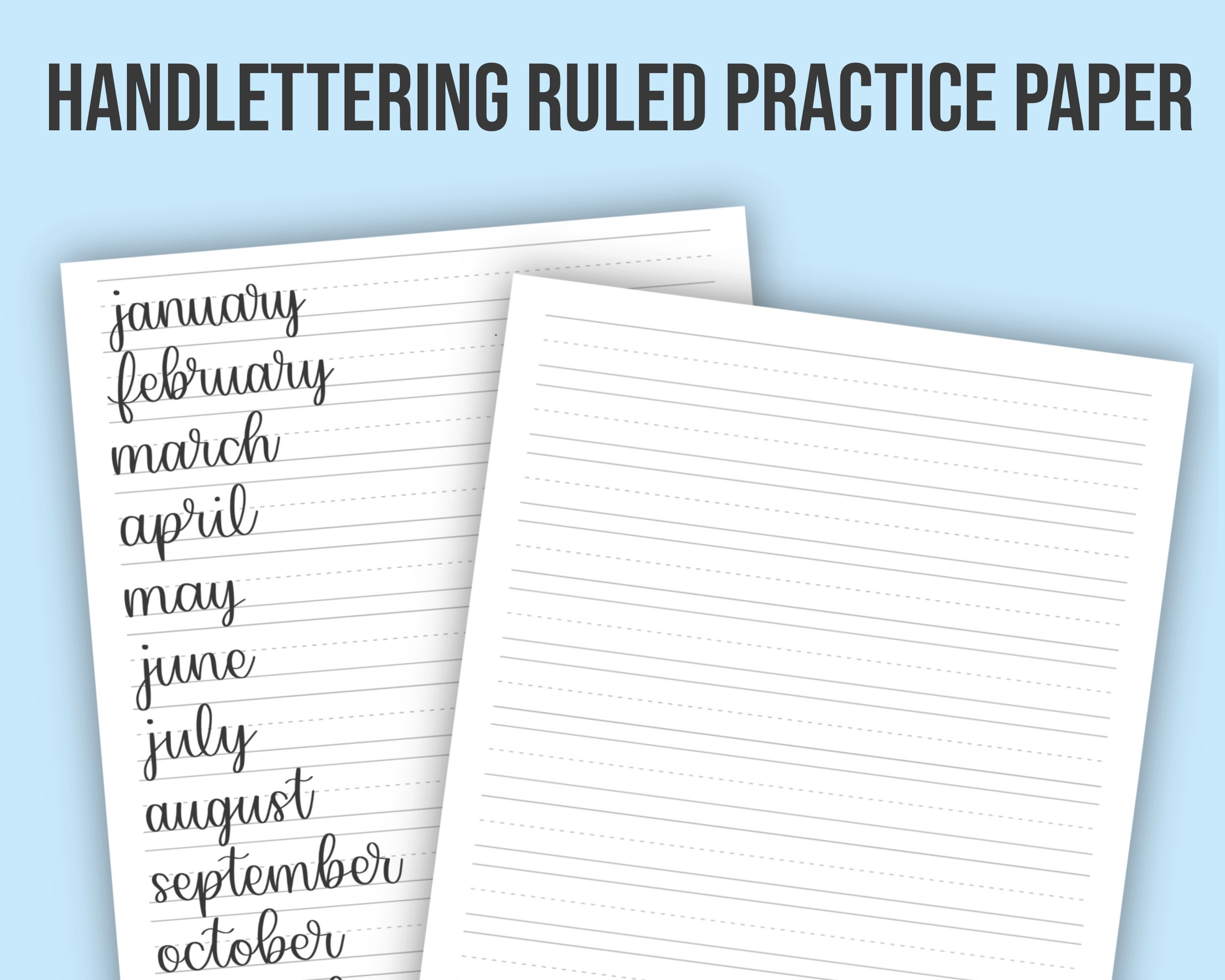 Handwriting Practice Notebook: Penmanship Practice Paper Notebook Writing  Letters & Words with Dashed Center Line, Handwriting Hooked Learn