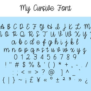 The Ultimate Handwritten Fonts Bundle | 6 Handwriting Font Styles image 5