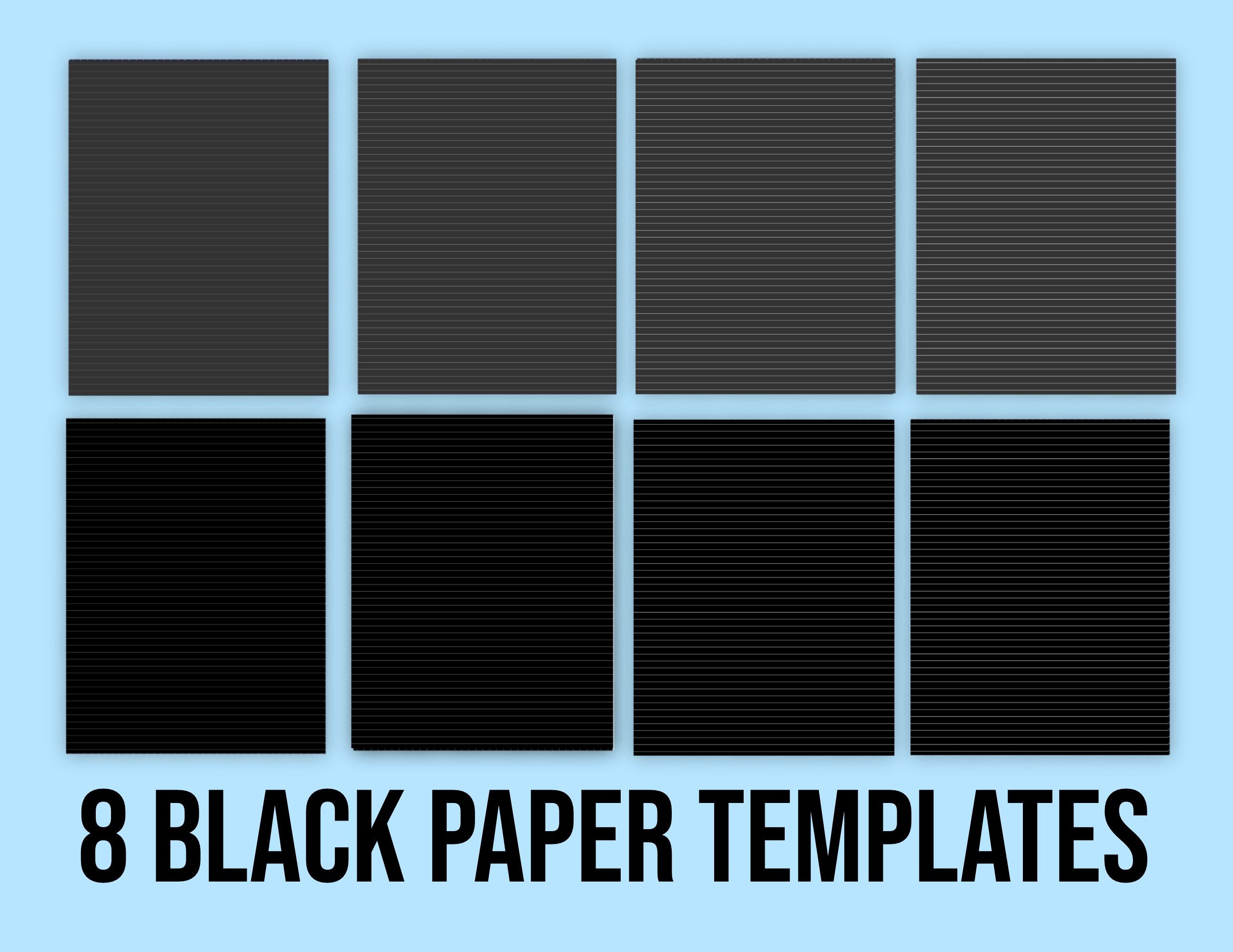 25 colorful lined paper templates digital writing etsy