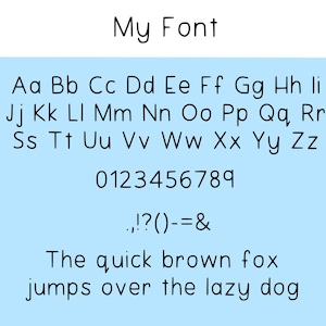 My Font