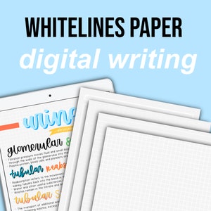 Carta con linee bianche: download digitale di carta grafica, a righe, punteggiata e Cornell