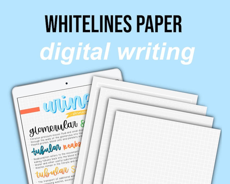 white lines paper digital download of graph lined dotted etsy