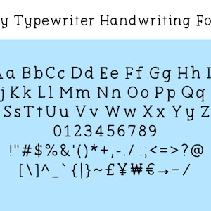 The Ultimate Handwritten Fonts Bundle | 6 Handwriting Font Styles image 4