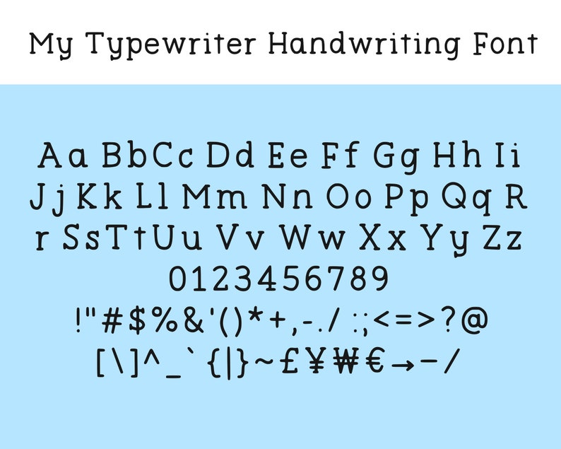 The Ultimate Handwritten Fonts Bundle | 6 Handwriting Font Styles image 4