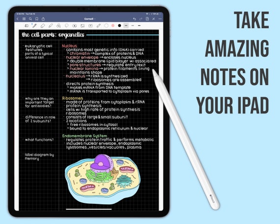 Calendars & Planners Paper Goodnotes Cornell Note Taking Instant ...
