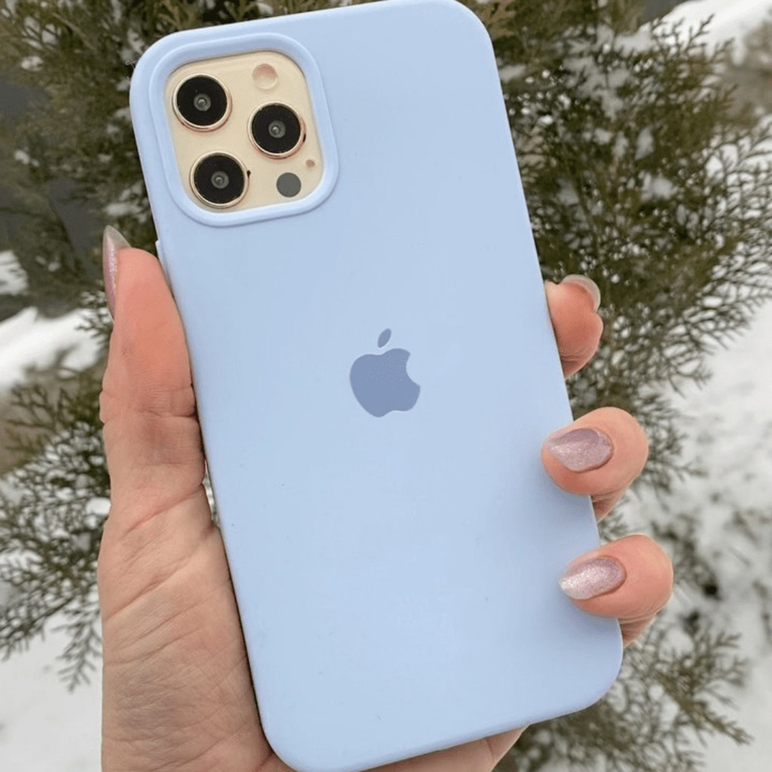 Baby Blue Iphone 14 Plus Pro Max Case Silicone Cases for Apple Etsy UK