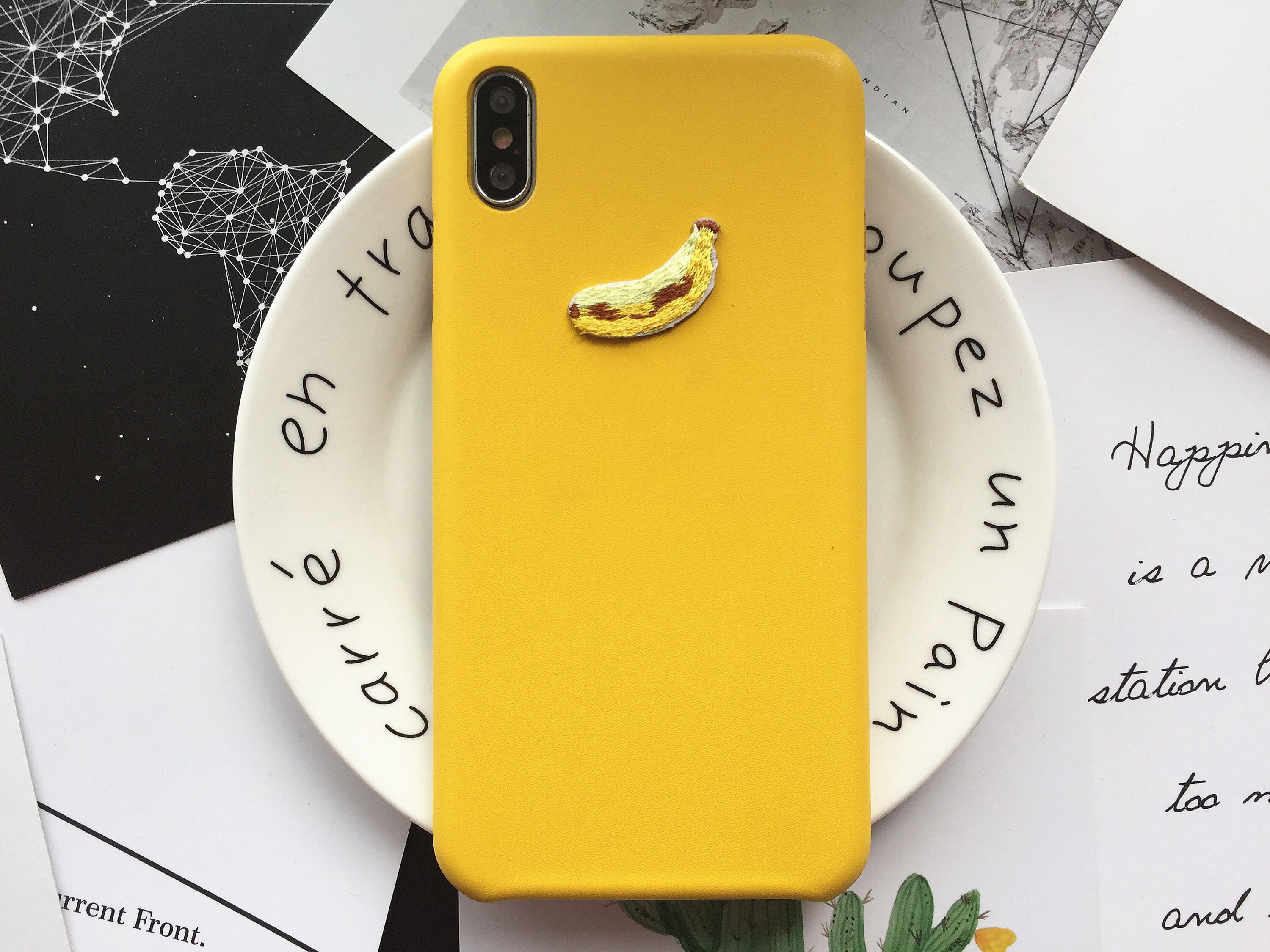 Cartoon Patch Cute Banana Phone Case for Apple iPhone 7 7P 8 Etsy
